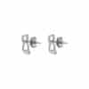 TOMEI Kitten Earrings, White Gold 585