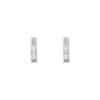 TOMEI Loop Earrings, Diamond White Gold 585