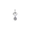 TOMEI Espoir Diamond Pendant, White Gold 375