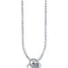 TOMEI Espoir Diamond Pendant, White Gold 375