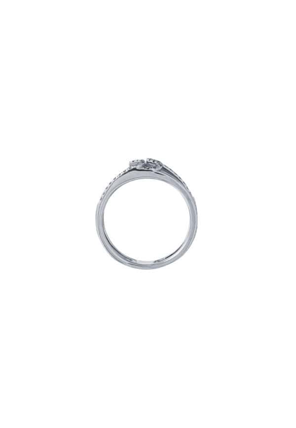 TOMEI Diamond Ring, White Gold 375