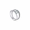 TOMEI Diamond Ring, White Gold 375
