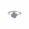 TOMEI Diamond Ring, White Gold 375