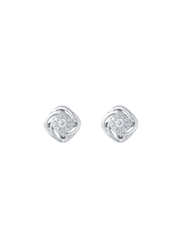 TOMEI Earrings, Diamond White Gold 750