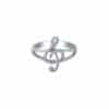 TOMEI Diamond Ring, White Gold 375