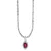 TOMEI Eternal Flame Collection, Ruby Pendant, White Gold 750