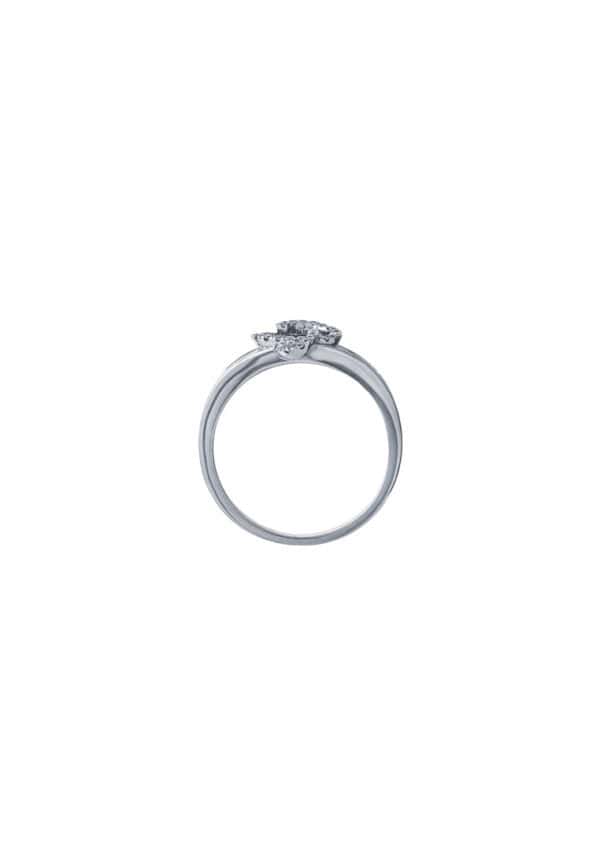 TOMEI Diamond Ring, White Gold 375