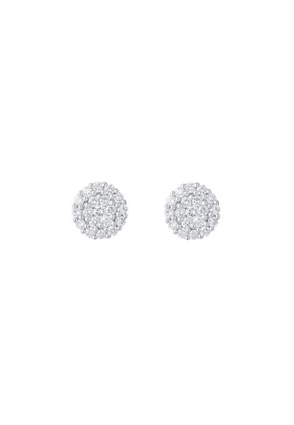 TOMEI Earrings, Diamond White Gold 750