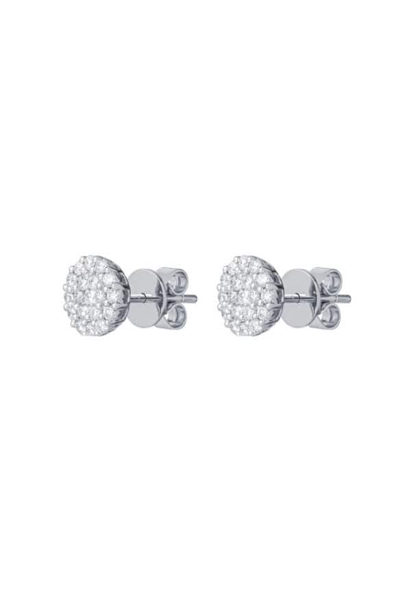 TOMEI Earrings, Diamond White Gold 750
