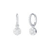 TOMEI Diamond Earrings, White Gold 750