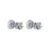 TOMEI Earrings, Diamond White Gold 750