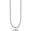 TOMEI Espoir Diamond Pendant, White Gold 375