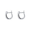 TOMEI Loop Earrings, Diamond White Gold 585