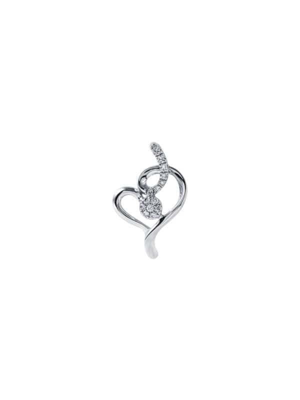 Tomei_0030_ESP-P5182_1.psd TOMEI Espoir Diamond Pendant, White Gold 375
