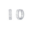 TOMEI Diamond Earrings, White Gold 750