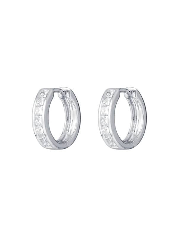 TOMEI Diamond Earrings, White Gold 750
