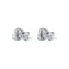 TOMEI Diamond Earrings, White Gold 750