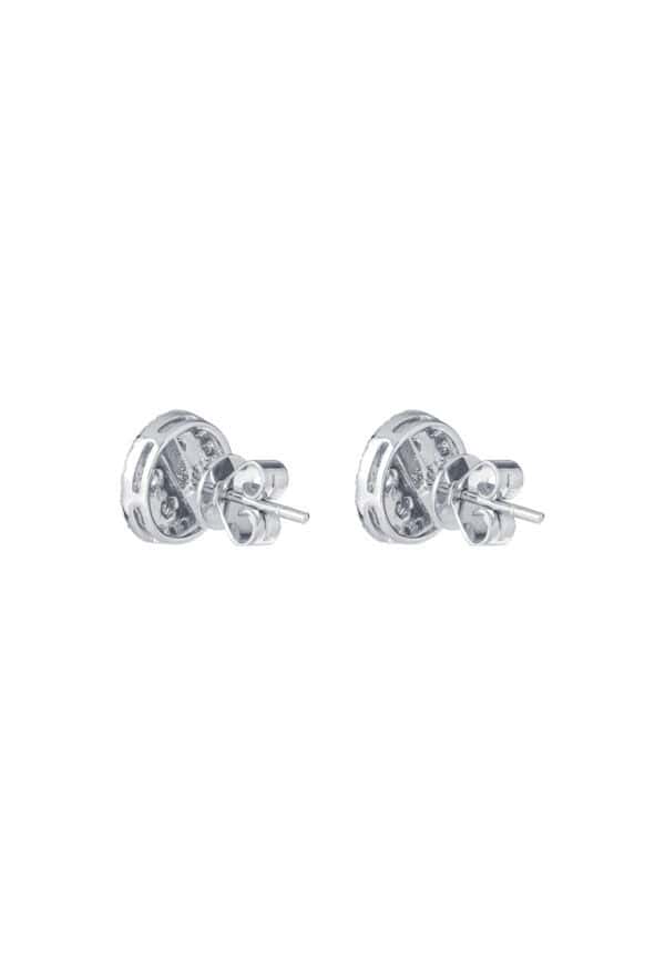 TOMEI Diamond Earrings, White Gold 750