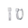 TOMEI Diamond Earrings, White Gold 750
