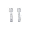 TOMEI Diamond Earrings, White Gold 750