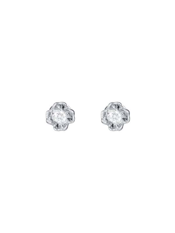 TOMEI Diamond Earrings, White Gold 585