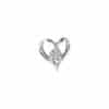 TOMEI Espoir Diamond Pendant, White Gold 375