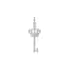 TOMEI Key Pendant, Diamond White Gold 750