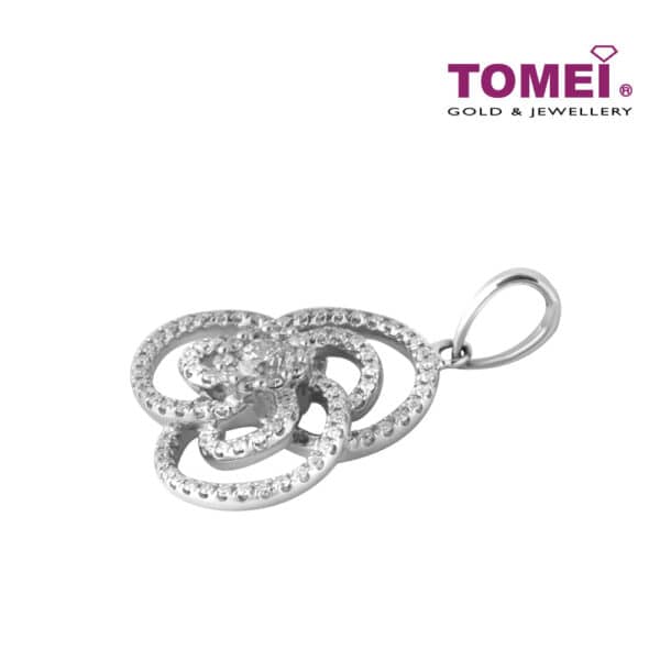 TOMEI Pendant, Diamond White Gold 750 (P5594)