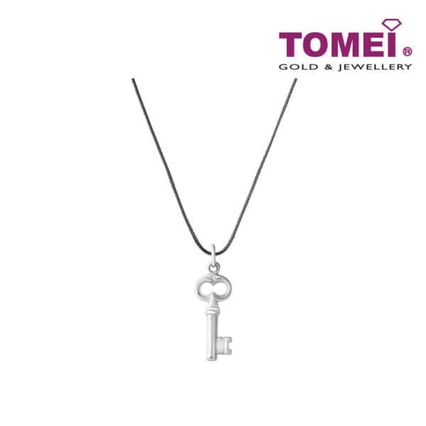 UPC0002BBR-2_1000x1000_107e9622-717b-43d9-867d-36137b933829 TOMEI with Style Key Pendant, White Gold 750