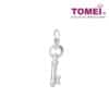 TOMEI  with Style Key Pendant, White Gold 750