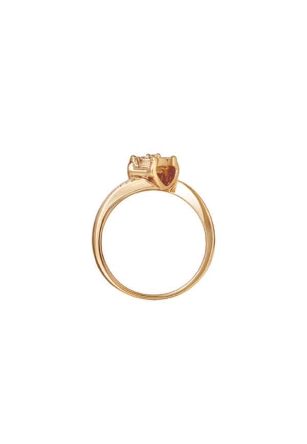 TOMEI Diamond Ring, Yellow Gold 585