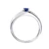 TOMEI Homme Series, Sapphire Silver Ring For Men