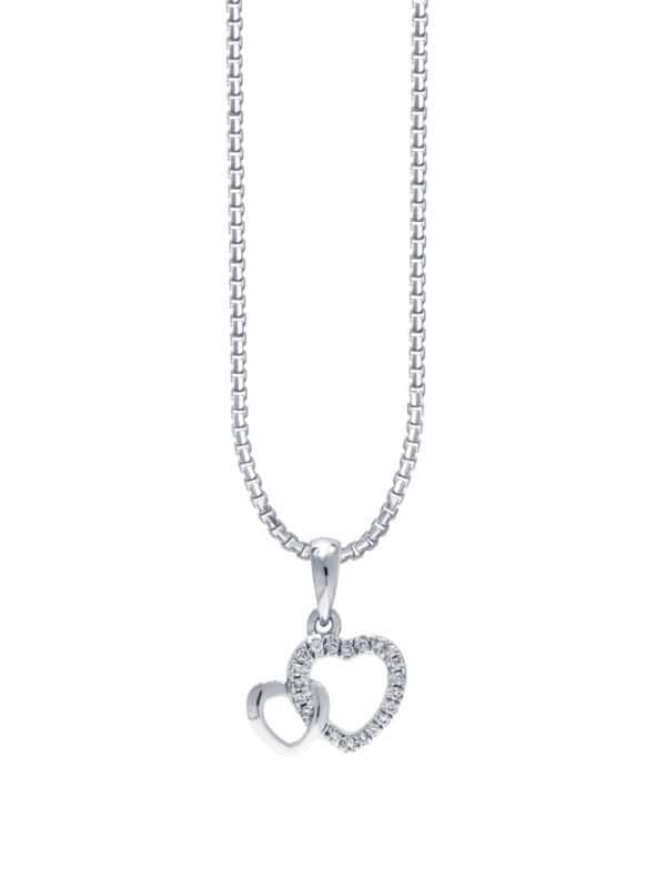 Untitled-1_0009_Curves1copy_bbc13fa8-cb47-4c79-bb97-c9dd76161961 TOMEI Dwi-Heart Diamond Pendant Set, White Gold 585
