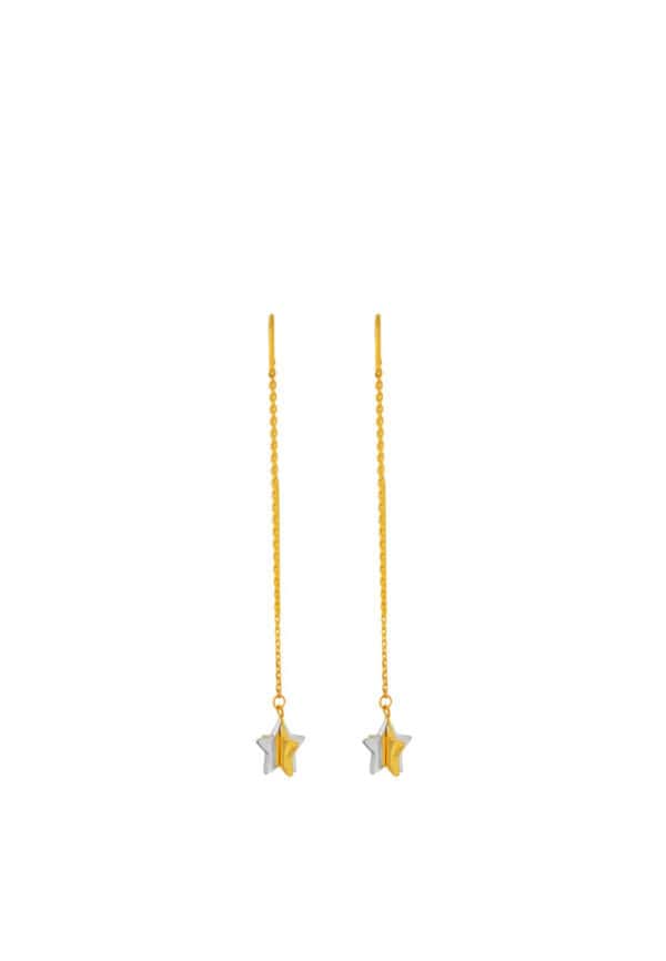 Untitled-1_0015s_0000_Layer20copy6 TOMEI Dual-Tone Lusso Italia Twinkly Stars Earrings, Yellow Gold 916