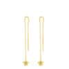 TOMEI Dual-Tone Lusso Italia Twinkly Stars Earrings, Yellow Gold 916
