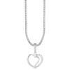 TOMEI Diamond Pendant Set, White Gold 585
