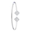 TOMEI Diamond Bangle, White Gold 750