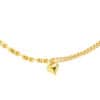 TOMEI Lusso Italia Dual-Chain Heart Bracelet, Yellow Gold 916