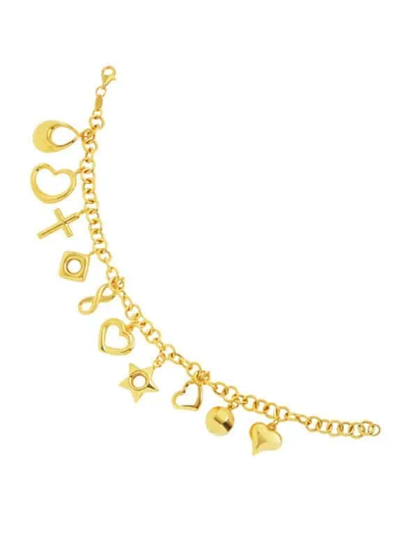 Untitled-3_0014s_0000_Layer3 TOMEI Lusso Italia Faith & Love Bracelet, Yellow Gold, 916