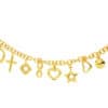 TOMEI Lusso Italia Faith & Love Bracelet, Yellow Gold, 916