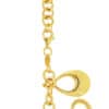 TOMEI Lusso Italia Faith & Love Bracelet, Yellow Gold, 916