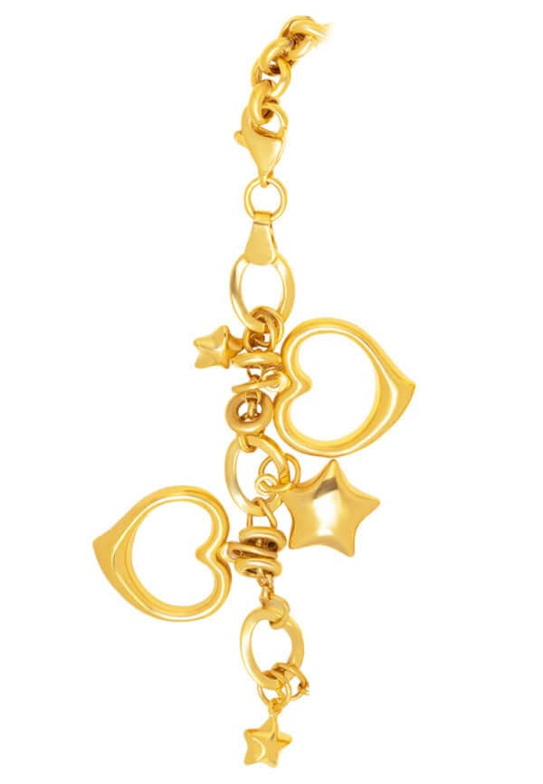TOMEI Lusso Italia Love Bracelet, Yellow Gold 916