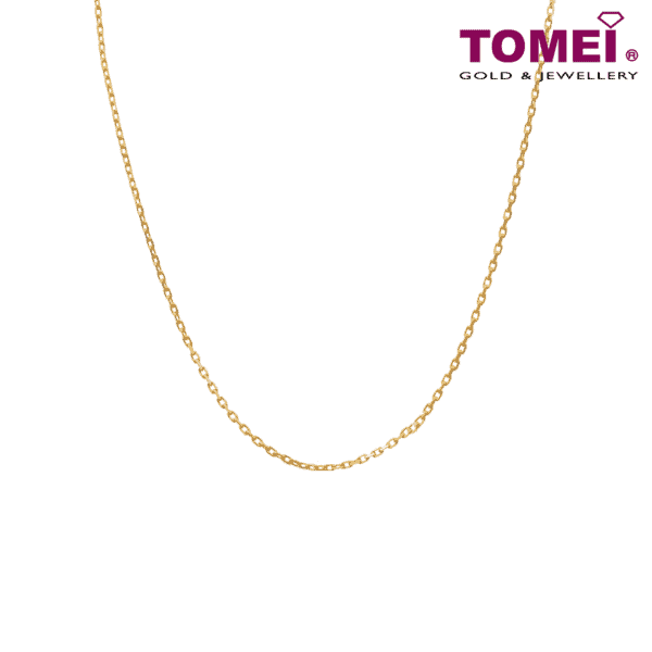 TOMEI Necklace of Subtle Glamour, Yellow Gold 916