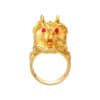 TOMEI Dragon Men Ring, Yellow Gold 916