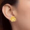TOMEI Good Luck Earrings, Yellow Gold 916