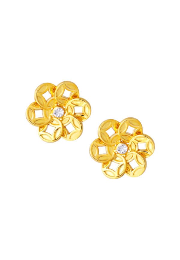 master762x1100_0014_DSC026449Q-YG1336E-2C TOMEI Good Luck Earrings, Yellow Gold 916