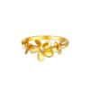 TOMEI Lusso Italia Flower Ring, Yellow Gold 916