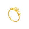 TOMEI Lusso Italia Flower Ring, Yellow Gold 916