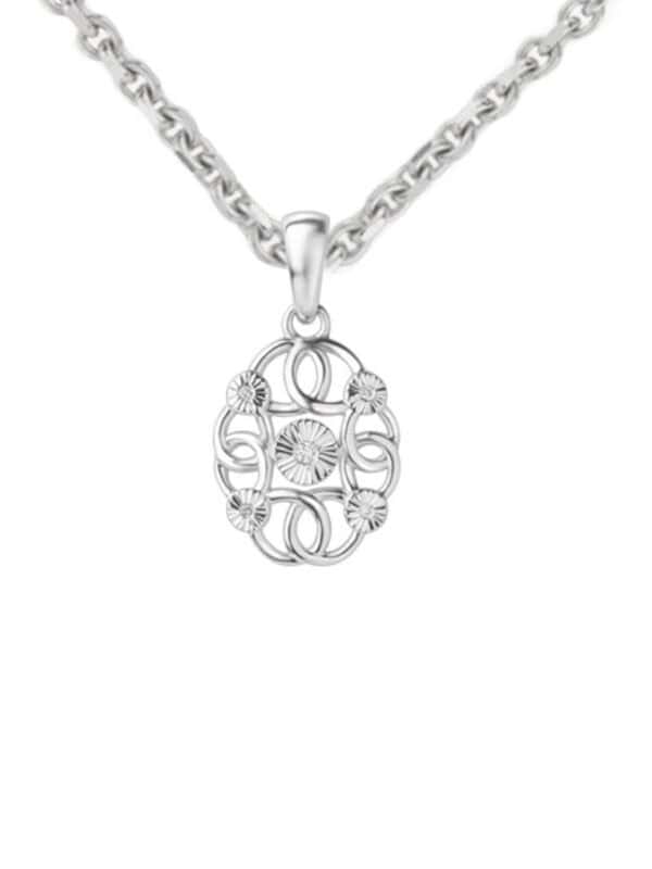 TOMEI Diamond Pendant Set I White Gold 585 (14K) (P6204)