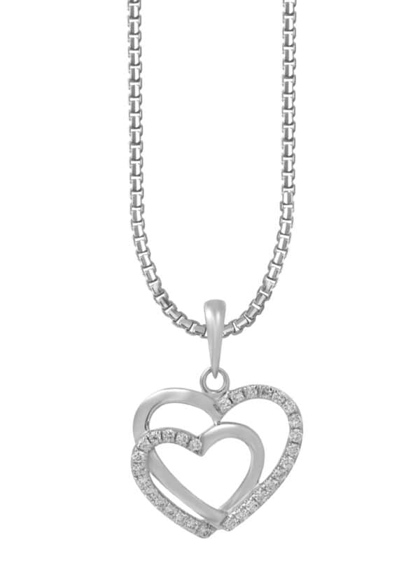 tomei_0000s_0000_Layer8copy16P4895 TOMEI Art Of Love Diamond Pendant Set, White Gold 585